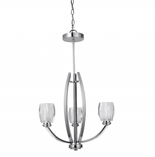 Canarm Vanessa 3 Light Chandelier Canarm Vanessa 3 Light Chandelier