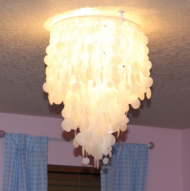 Capiz Shell Chandelier Diy Capiz Shell Chandelier Diy