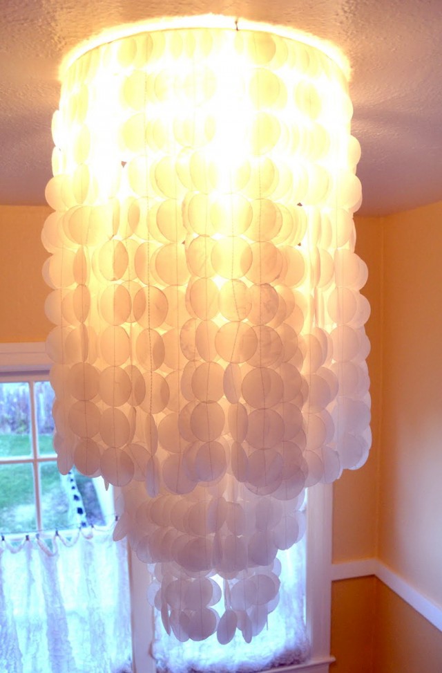 Capiz Shell Chandelier West Elm Capiz Shell Chandelier West Elm