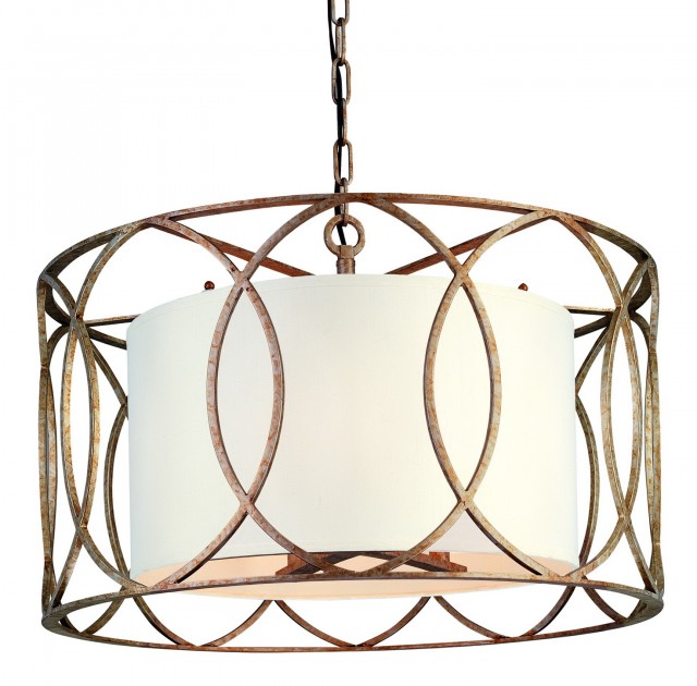 Chandeliers With Drum Shades Chandeliers With Drum Shades