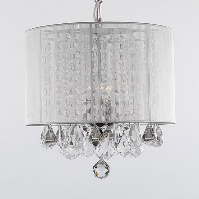 Chandeliers With Shades And Crystals Chandeliers With Shades And Crystals
