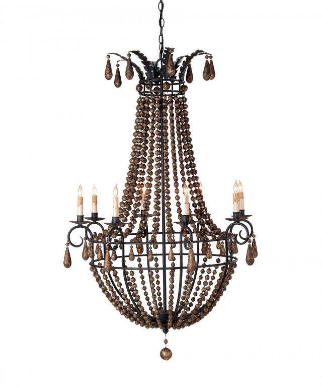 Currey And Company Beaded Chandelier Currey And Company Beaded Chandelier