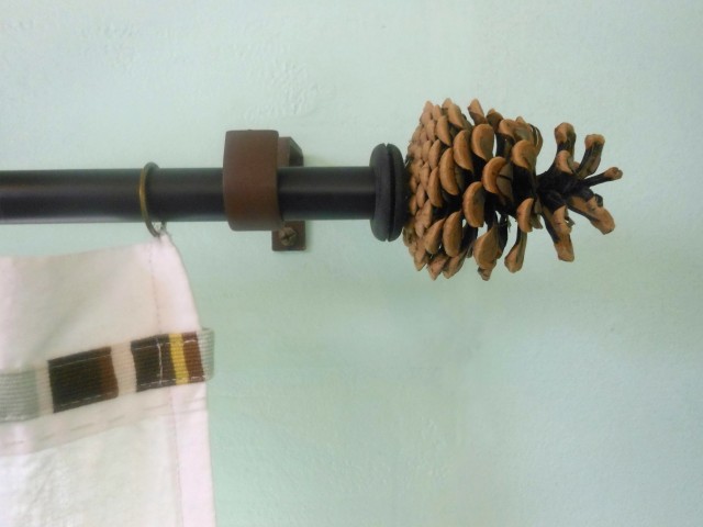 Diy Finials For Curtain Rods Diy Finials For Curtain Rods