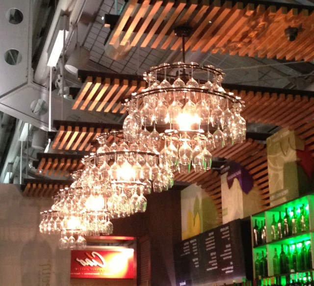 Diy Idea Wine Glass Chandelier Diy Idea Wine Glass Chandelier