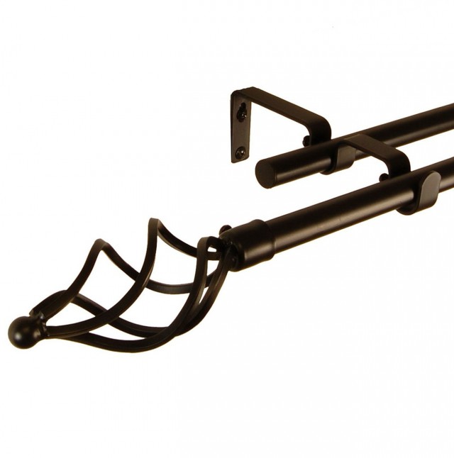 Double Curtain Rod Set 120 Inches Double Curtain Rod Set 120 Inches