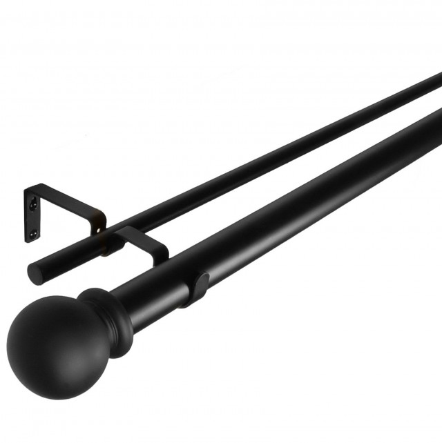 Double Curtain Rod Set 150 Inches Double Curtain Rod Set 150 Inches