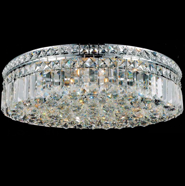 Flush Mount Chandelier Crystal Flush Mount Chandelier Crystal
