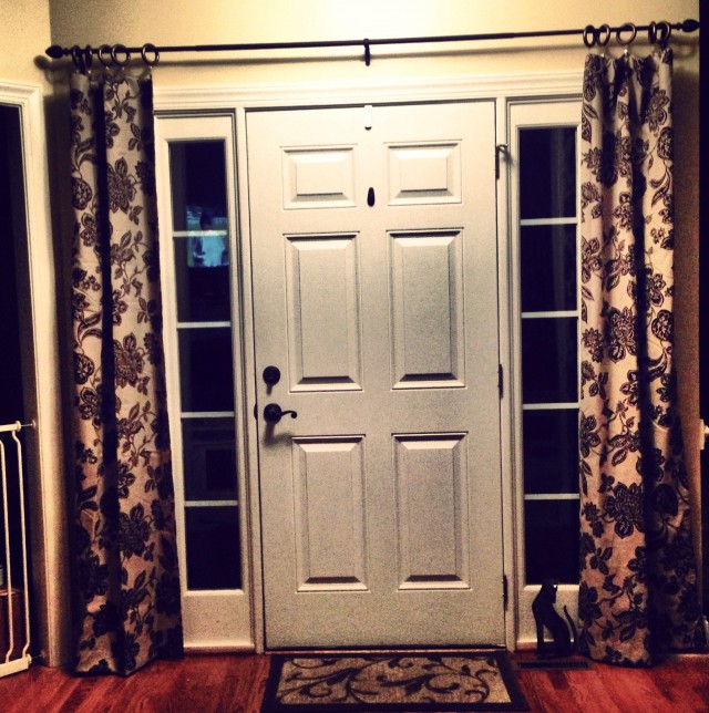 Glass Front Door Curtains Glass Front Door Curtains