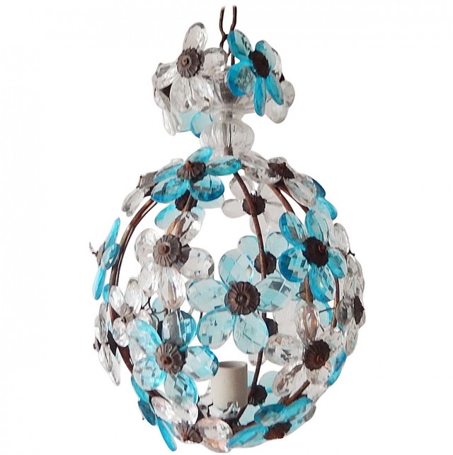 Hanging Crystal Ball Chandelier Hanging Crystal Ball Chandelier
