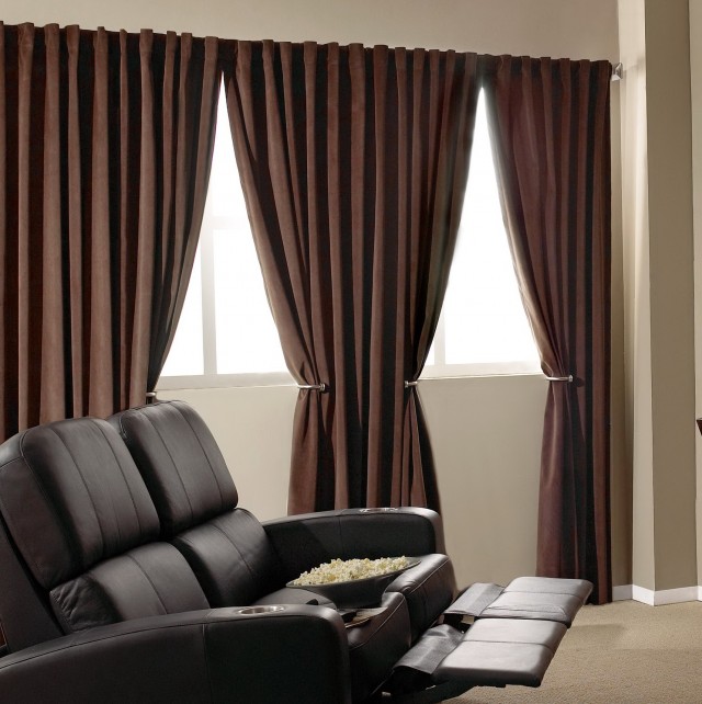 Home Theater Window Curtains Home Theater Window Curtains