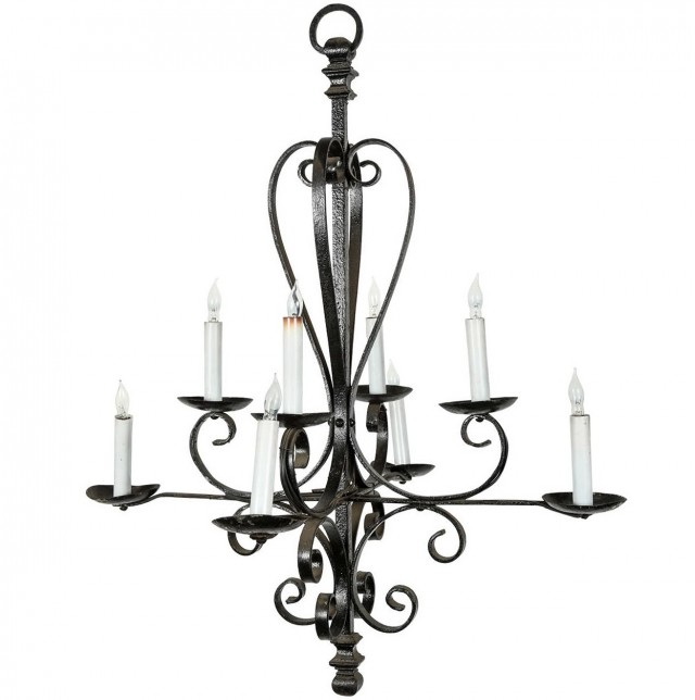 Iron Candle Chandelier Lighting Iron Candle Chandelier Lighting