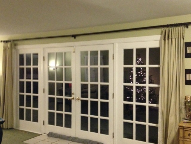 Long Curtain Rod Without Center Bracket Long Curtain Rod Without Center Bracket