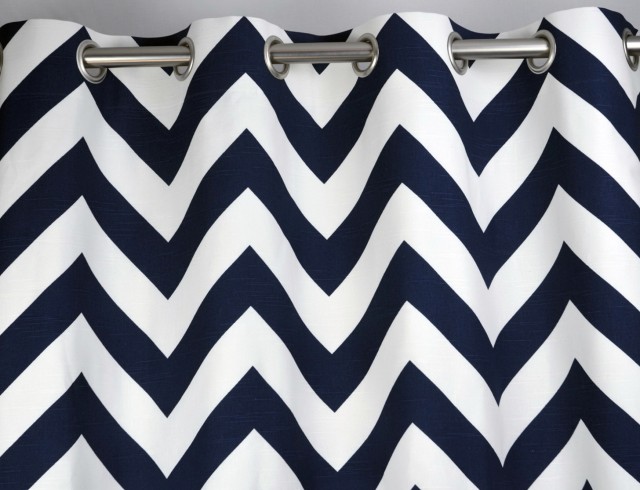 Navy Blue And White Chevron Curtains Navy Blue And White Chevron Curtains
