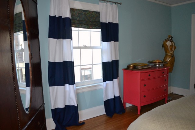 Navy Blue And White Striped Curtains Navy Blue And White Striped Curtains