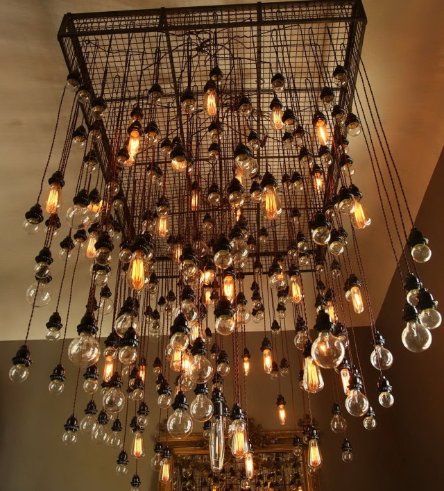 Vintage Light Bulb Chandelier Vintage Light Bulb Chandelier