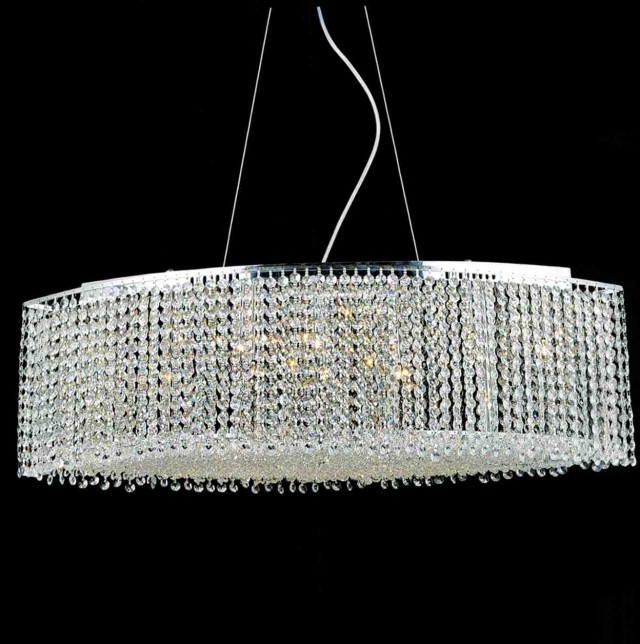 Welles Clear Crystal Round Chandelier Welles Clear Crystal Round Chandelier