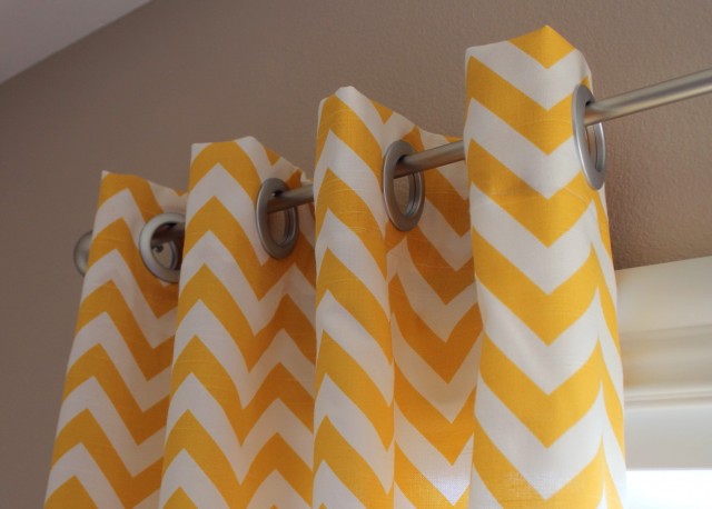Yellow And White Chevron Curtains Yellow And White Chevron Curtains