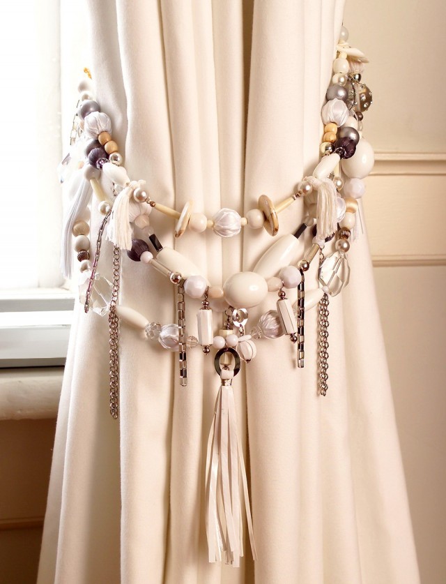 Beaded Tiebacks For Curtains Beaded Tiebacks For Curtains