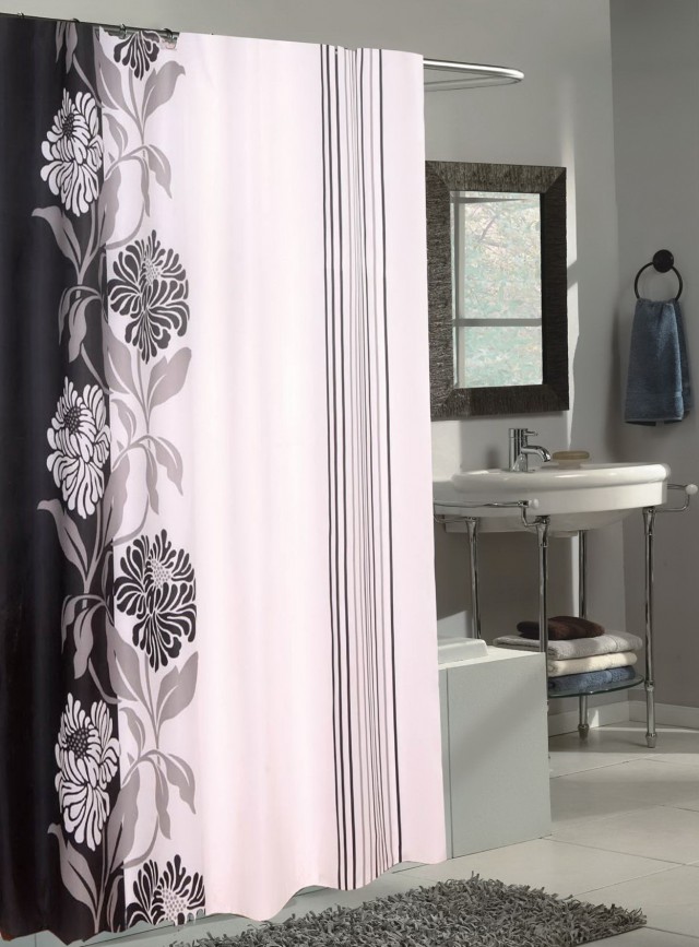 Extra Long Fabric Shower Curtain Extra Long Fabric Shower Curtain