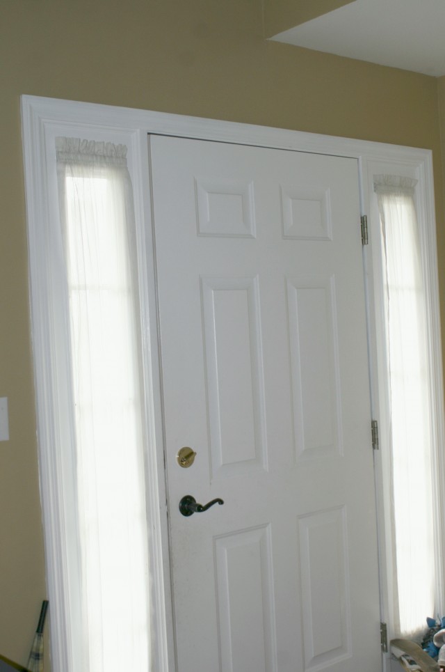 Front Door Side Window Curtains Front Door Side Window Curtains