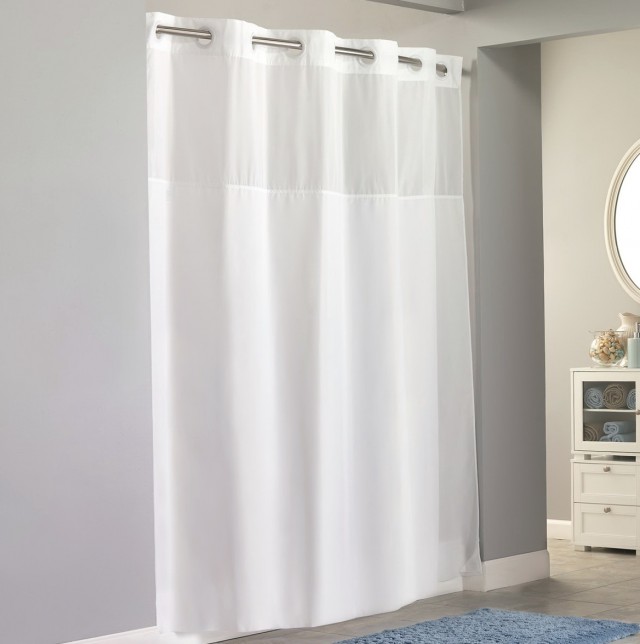 Hookless Fabric Shower Curtain Hookless Fabric Shower Curtain