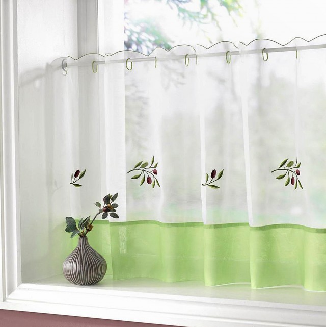 Kitchen Window Cafe Curtains Kitchen Window Cafe Curtains