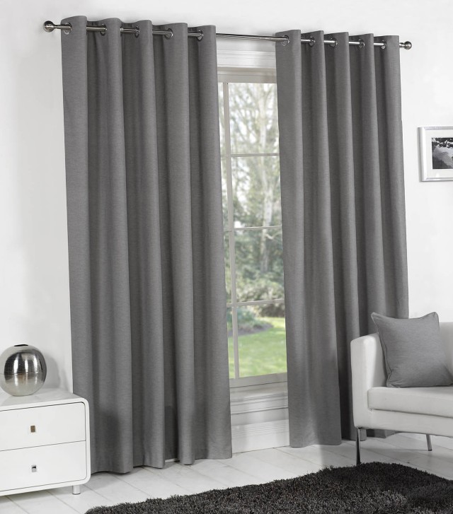 Light Grey Eyelet Curtains Light Grey Eyelet Curtains