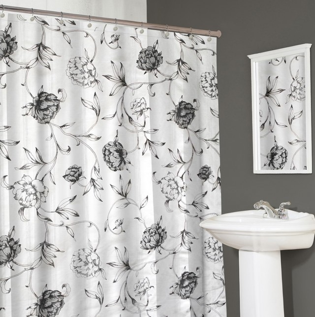 Map Shower Curtain Fabric Map Shower Curtain Fabric