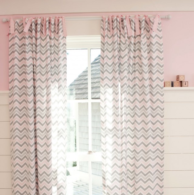 Pink And Gray Nursery Curtains Pink And Gray Nursery Curtains