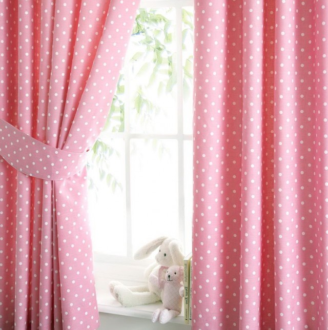 Pink And White Polka Dot Curtains Pink And White Polka Dot Curtains