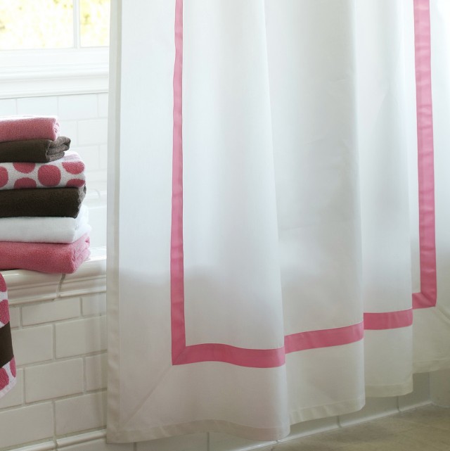 Pink And White Striped Curtains Pink And White Striped Curtains