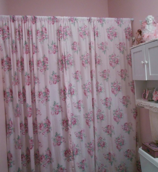 Pink Christmas Shower Curtains Pink Christmas Shower Curtains