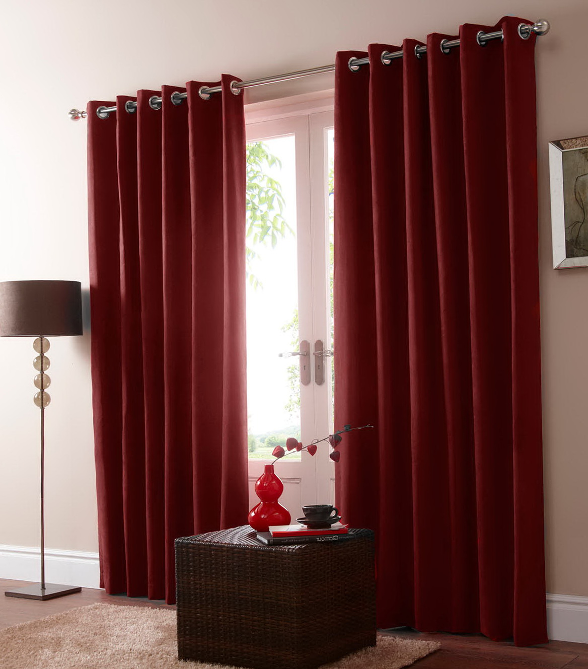 Red Blackout Curtains Uk | Home Design Ideas