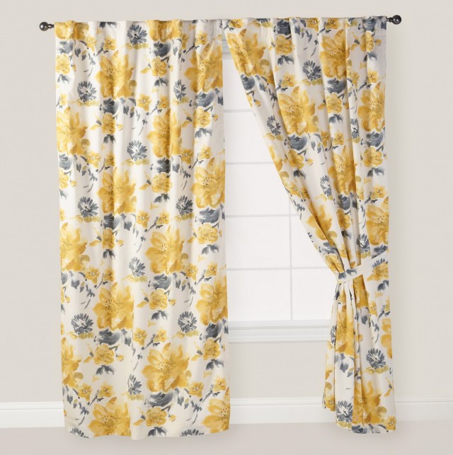 Yellow And Grey Curtain Panels Yellow And Grey Curtain Panels