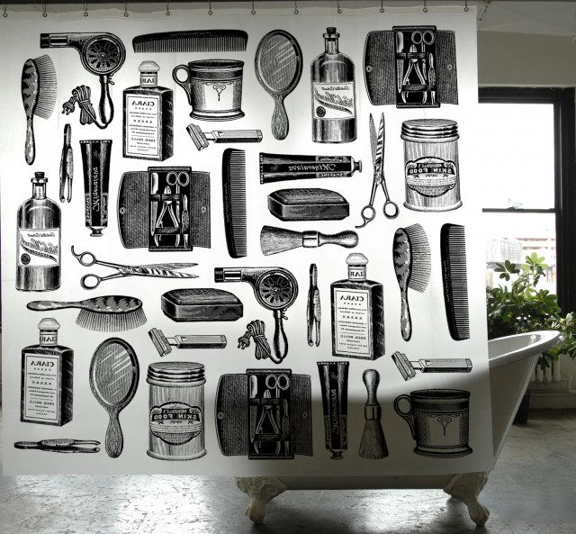 Barber Shop Shower Curtain Barber Shop Shower Curtain