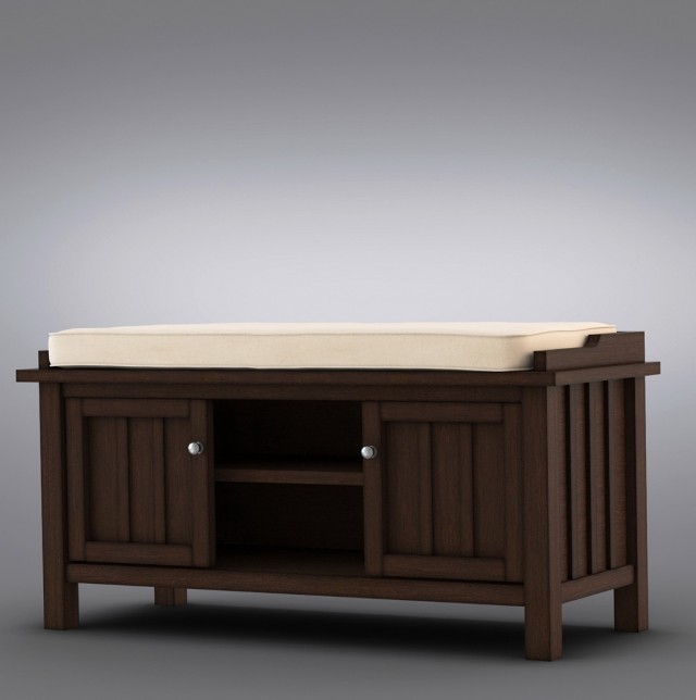 Bench With Cushion And Storage Bench With Cushion And Storage