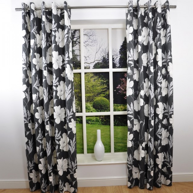 Black And White Patterned Curtains Black And White Patterned Curtains