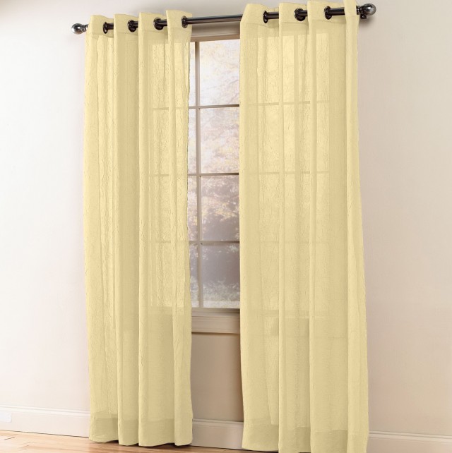 Crushed Voile Curtains Grommet Crushed Voile Curtains Grommet