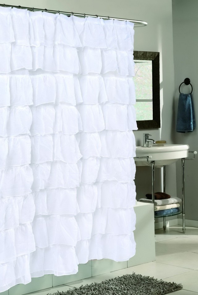 Crushed Voile Curtains White Crushed Voile Curtains White