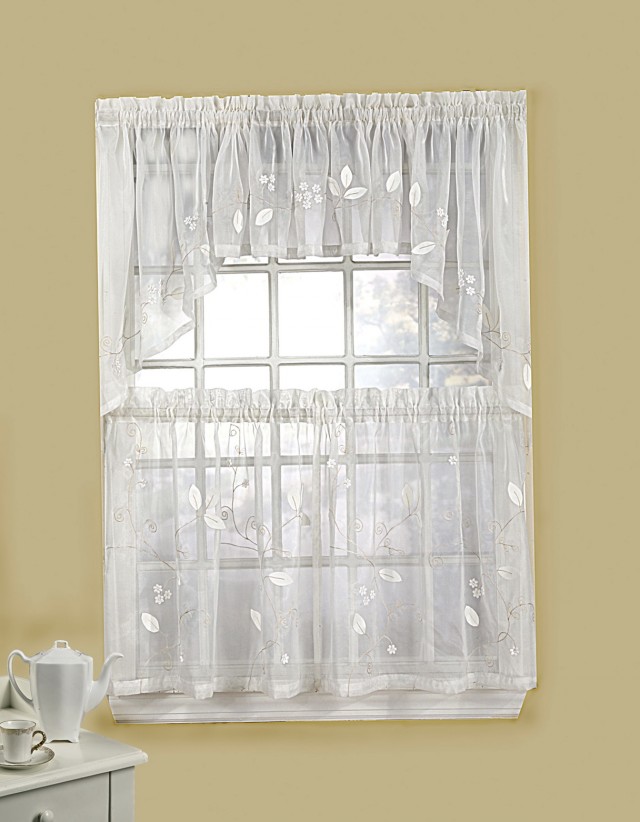 Kitchen Curtain With Valance Kitchen Curtain With Valance