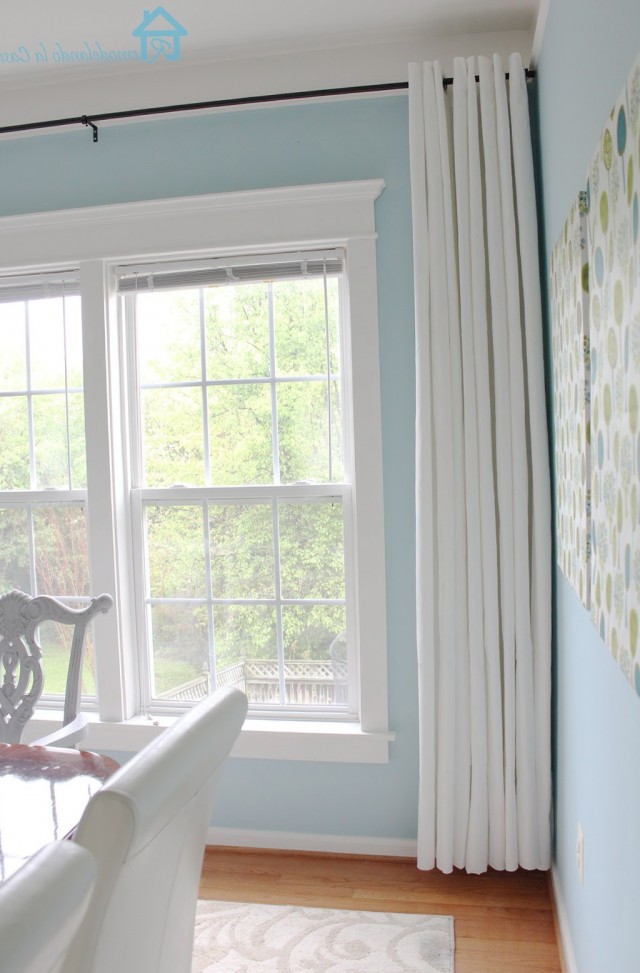 Long Curtains On Short Window Long Curtains On Short Window