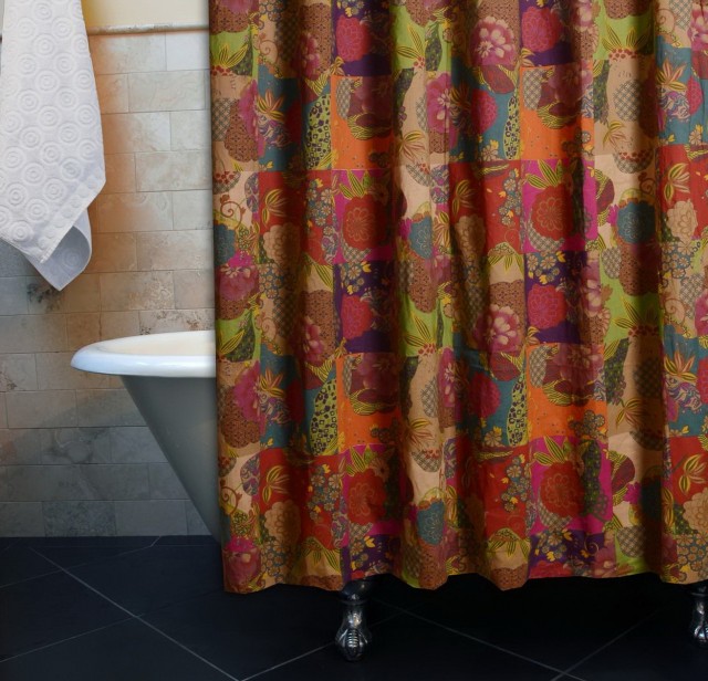 Multi Color Shower Curtains Multi Color Shower Curtains