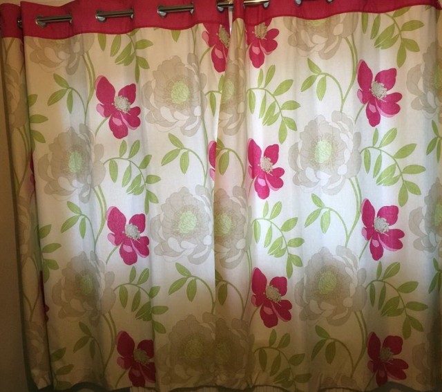 Pink And Grey Eyelet Curtains Pink And Grey Eyelet Curtains