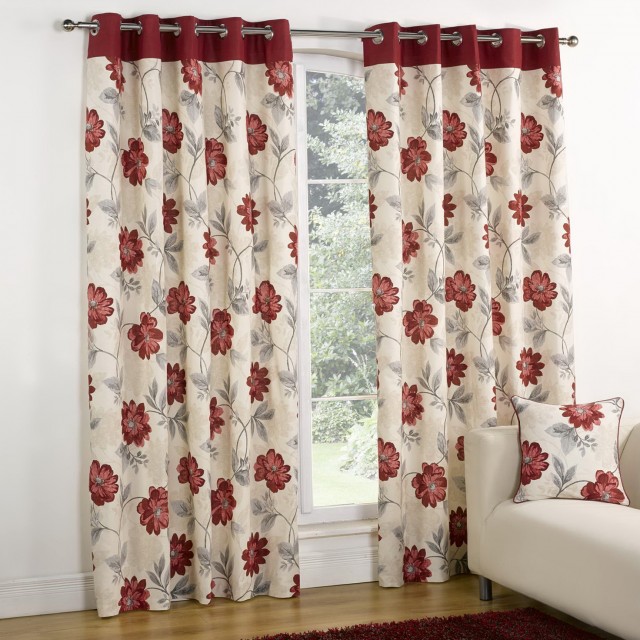 Red And White Patterned Curtains Red And White Patterned Curtains