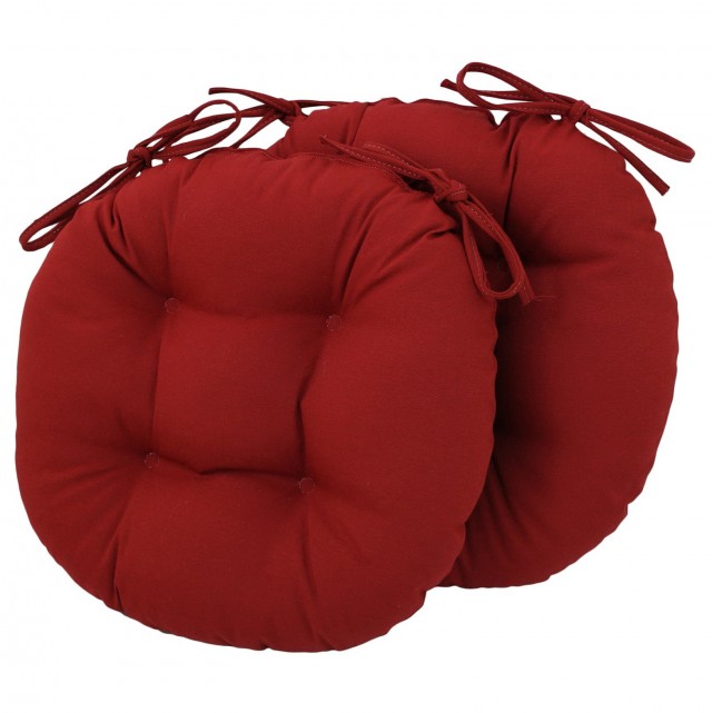Round Stool Cushions With Ties Round Stool Cushions With Ties