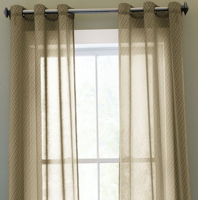Sheer Curtain Scarf Ideas Sheer Curtain Scarf Ideas