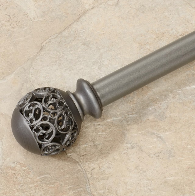 Silver Curtain Rod Finials Silver Curtain Rod Finials