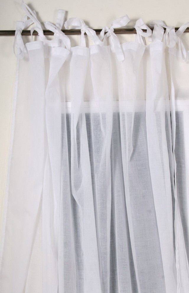 Tab Top Sheer Curtains White Tab Top Sheer Curtains White