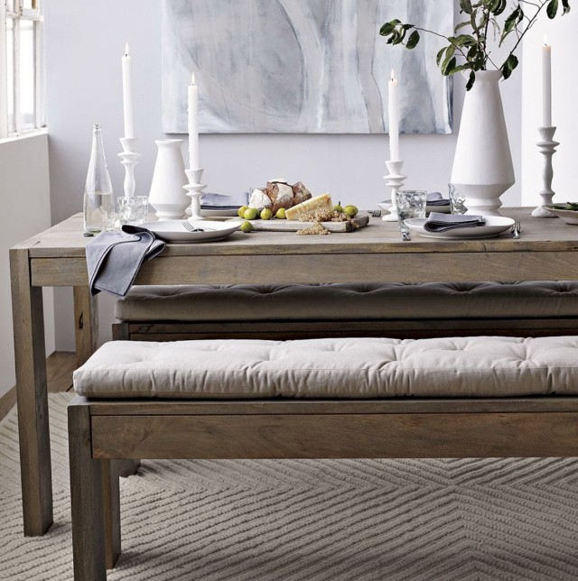 Tufted Dining Bench Cushion Tufted Dining Bench Cushion