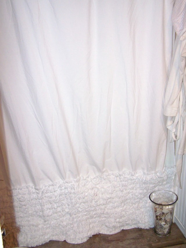 White Ruffle Shower Curtain Anthropologie White Ruffle Shower Curtain Anthropologie